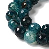 Dyed & Heated Natural Dragon Veins Agate Beads Strands X-G-P539-A01-28-4