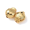 Brass Micro Pave Cubic Zirconia Beads KK-D259-12G-2