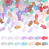 140Pcs 14 Colors Transparent Spray Painted Glass Beads GLAA-ME0001-10-1