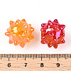 AB Plating Opaque Acrylic Beads X-JACR-T003-02-3