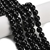 Natural Black Onyx Beads Strands G-C280-B01-12mm-1