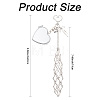 Stainless Steel Portable Lipstick Pouch Pendant Decorations HJEW-FS00104-4