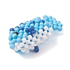 Glass Seed Beaded Fish Pendants PALLOY-MZ01234-02-3