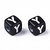 Opaque Acrylic Beads LS-SACR-N002-01Y-3