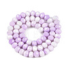 Faceted Electroplated Glass Beads Strands X-GLAA-C023-02-B07-2