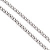 304 Stainless Steel Cable Chain & Venetian Chain & Rolo Chain Bracelet Making AJEW-JB01441-4