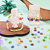 50Pcs Transparent Glass Beads LAMP-TA0002-65-7