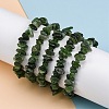 Natural Other Jade Chip Beaded Stretch Bracelets for Women Men BJEW-L038-01B-1