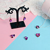 Glass Rhinestone Pendants YS-TAC0007-01B-6