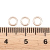 Brass Closed Jump Rings KK-D257-01RG-03-3