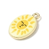 Printed Alloy Pendants ENAM-F160-02E-G-2