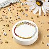 Metallic Colour Letter Beads Kit for DIY Jewelry Making Findings Kit DIY-YW0004-85-6