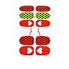 Avocados & Strawberries & Flowers Full Cover Nail Art Stickers MRMJ-T109-WSZ635-1