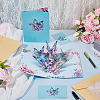 3D Pop Up Flower Paper Teachers' Day Greeting Card AJEW-WH0673-79-4