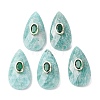 Natural Amazonite Pendants G-P586-01G-11-1