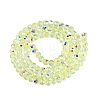 Transparent Glass Beads Strands EGLA-N016-4mm-07-2