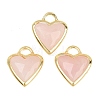 Natural Rose Quartz Faceted Pendants G-Z154-01G-06-1