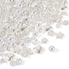 500Pcs 10 Style ABS Plastic Imitation Pearl Beads KY-BY0001-02-18