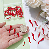 30Pcs 3 Styles Alloy Enamel Pendants ENAM-UN0001-39-3