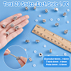 Alloy European Style Clasps PDLC-PH0001-02AS-2