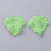 Autumn Theme Transparent Frosted Acrylic Pendants X-PAF002Y-28-2