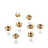Flat Round Ion Plating(IP) 304 Stainless Steel Spacer Beads X-STAS-M237-01-2