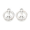 Tibetan Style Alloy Pendants TIBEP-T054-06AS-1