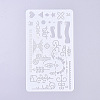 Plastic Reusable Drawing Painting Stencils Templates DIY-G027-G26-2