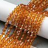 Transparent Glass Beads Strands GLAA-F029-3mm-28-4
