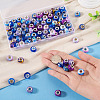 90Pcs 9 Styles Resin European Beads RPDL-TA0001-13-7