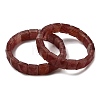 Natural Strawberry Quartz Beads Stretch Bracelets for Women Men BJEW-C097-06-08-1