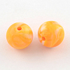 Opaque Acrylic Beads SACR-R853-10mm-M-3