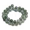 Dyed Imitation Jade Glass Beads Strands GL-Z001-02A-09-3