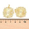 Brass Micro Pave Cubic Zirconia Pendants KK-C162-062G-01-3