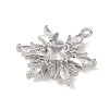 Christmas Theme Brass Micro Pave Cubic Zirconia Pendants X-KK-Z065-01-02P-2