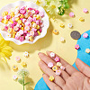 200Pcs 5 Colors Handmade Polymer Clay Bead CLAY-TA0002-14-6