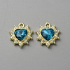 Golden Alloy Pendants FIND-WH0160-61I-1