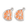 304 Stainless Steel Enamel Pendants STAS-Z166-23D-P-1