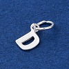 925 Sterling Silver Letter Charms LS-STER-C012-01S-D-2