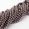 Glass Pearl Beads Strands HY-8D-B47-3