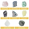 8Pcs Natural Lapis Lazuli & Ruby in Zoisite & Rose Quartz & Quartz Crystal & Amethyst & Fluorite & Citrine & Green Fluorite Tumbled Stone Sets DIY-FS0007-10A-2