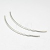 Tube 925 Sterling Silver Beads STER-O021-B-07-1