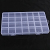 Transparent Plastic Bead Containers X1-CON-YW0001-13-2