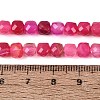 Natural Banded Agate/Striped Agate Beads Strands G-S359-374B-5