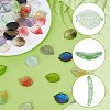 70Pcs Electroplate Transparent Glass Beads EGLA-PA0001-46-6