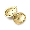 Brass Enamel Locket Pendants X-KK-F912-05C-G-3