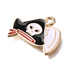 Alloy with Enamel Pendants AL-CBA9E11-03KCG-18-2