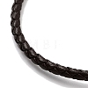 Braided Round Imitation Leather Bracelets Making BJEW-H610-01P-09-2