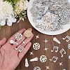 3Bags Paper Laser Disco Confetti DIY-CP0013-90B-3