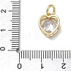 Brass Pave Cubic Zirconia Charms KK-CBA56EF-31G-04-3
